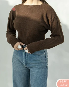 بافت کراپ یقه قایقی 6467