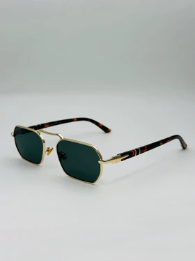 عینک آفتابی مردانه اشرف تک برند پرسول Persol مستر خرید اقساطی (پلنگی سبز)