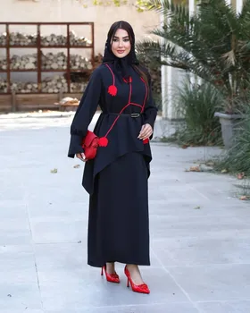 مانتو دامن یلدایی کد 2434