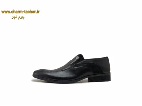 کفش رسمی بدون بند چرم طبیعی ساتلbl