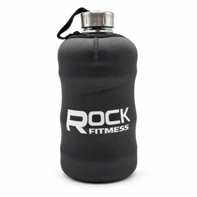 قمقمه ورزشی باشگاه دو لیتری مدل راک Rock رنگ طوسی