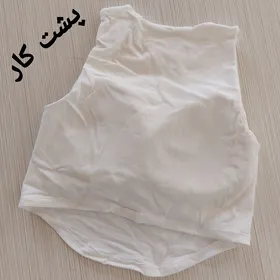 کراپ زنانه کاپ ثابت پایین هلالی