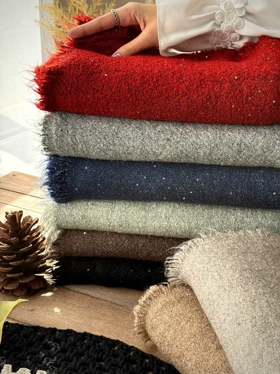 شال وارداتی بوکله پولکی کد 400