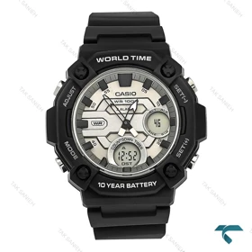 ساعت مردانه کاسیو دو زمانه AEQ-120 اصلی Casio-7701-G
