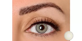 لنز رنگی فصلی کریستال Crystal Colors (Ice Platinum (طوسی سبز دورمشکی))