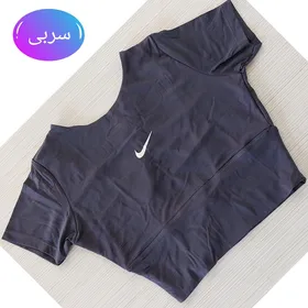 تیشرت کراپ پشت ضربدری زنانه