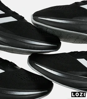 کفش کتانی مردانه و زنانه مشکی سفید ADIDAS BONCE مدل 7467