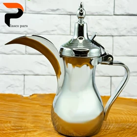 دله قهوه نقره ای سایز 18