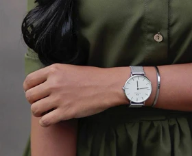 دستبند زنانه دنیل ولینگتون نقره ای Daniel-Bracelet-3465-L