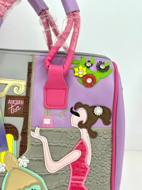 کیف تکه دوزی عروسکی