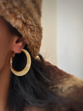 گوشواره های حلقه‌ای پاییزی