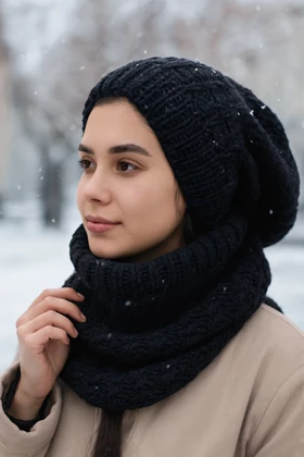 کلاه و شالگردن زنانه کد 600