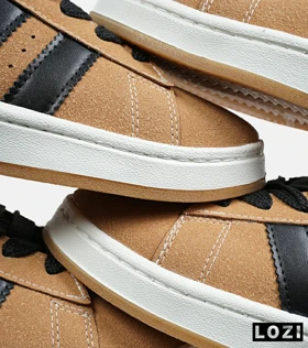 کفش کتانی مردانه و زنانه قهوه ای مشکی ADIDAS Campus