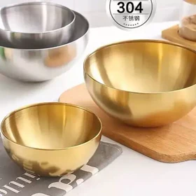 کاسه استیل طلایی یونیک پلاس/ Unique plus