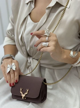 کیف مینی بگ برناردو (قهوه ای)