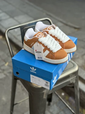 کتانی کامپوس نارنجی سفید