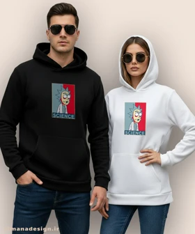 هودی مردانه و زنانه طرح ریک اند مورتی کد 893