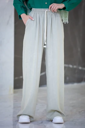 شلوار رایون کمر کش