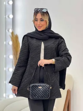 مانتو ژاکارد مغزی دوزی شاین