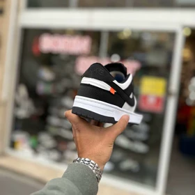 کتانی نایک SB Dunk سفید مشکی کد 5766