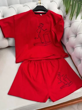 کراپ شورتک پنبه 3119