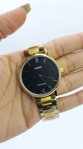 ساعت مچی مردانه کاسیو Casio MTP-1302 طراحی مینیمال با اعداد یونانی