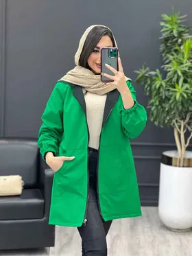 بارانی دورو کمر دار