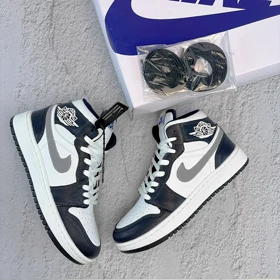 نایک ایر جردن 1 ساق‌دار فرانسه (Nike Air Jordan 1 French Blue) کد 2341