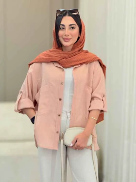 مانتو دو جیب آستین پاگن ساناز