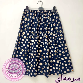 دامن نخی بابونه کوتاه