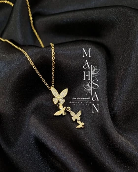 گردنبند رقص پروانه آرزو