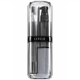 ست مسافرتی لوازم بهداشتی لولو Levelo مدل LVLNMDTESSTKBK با طراحی 7 در 1
