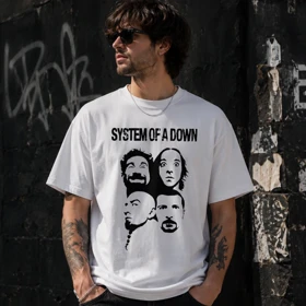 تیشرت طرح بند سیستم آو داون system of a down کد 03