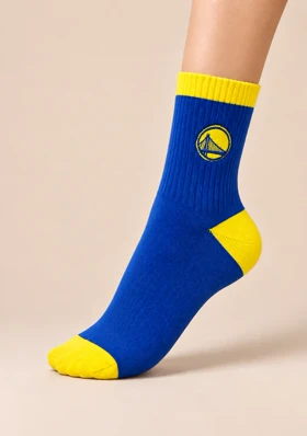 جوراب ساق بلند طرح NBA Golden State Warriors