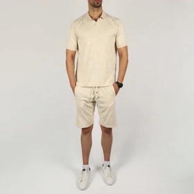 ست پولوشرت و شلوارک مردانه تن کوک مدل 145
