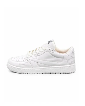 کفش کتانی مردانه مدل نایکی ترویس سفید تمام Nike travis