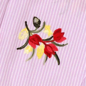 تاپ راه راه گلدوزی