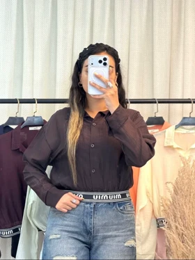 کراپ شیشه ای میو میو (miu miu) (قهوه ای)