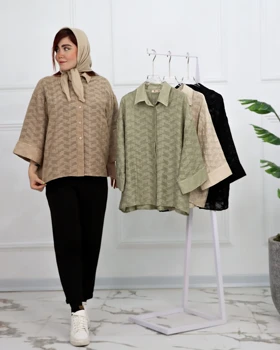 شومیز توری زنانه آیلی 0921