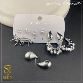 پک گوشواره شش تایی کدpgsh45