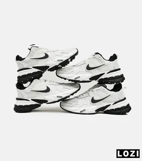 کفش کتانی زنانه سفید مشکی Nike cushlon