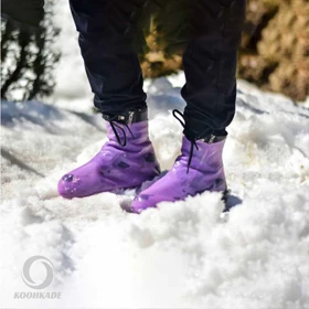 کاور کفش ساق بلند زینو (بنفش)