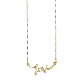 گردنبند زنانه مدل نگینی