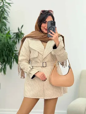 پالتو طرح دار نازلی