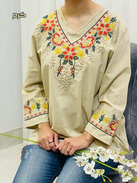 تونیک گلدوزی