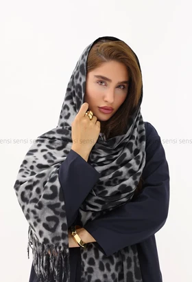 شال بافت موهرپلنگی کد1004411