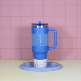 ماگ استنلی Protour 1.18 لیتری ضدنشتی آبی کاربنی