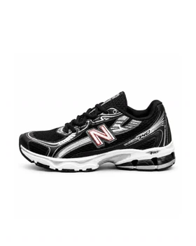 کفش کتانی مردانه مدل نیوبالانس مشکی سفید New BALANCE 740
