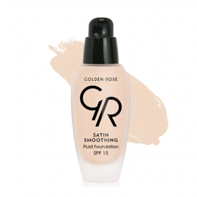 کرم پودر صورت گلدن رز ,مدل Satin Smoothing Fluid شماره 23 مناسب انواع پوست حجم 34 میلی‌لیتر