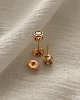 گوشواره میخی نگین تنیسی ژوپینگ